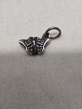 James Avery Butterfly Charm Retired Sterling Silver